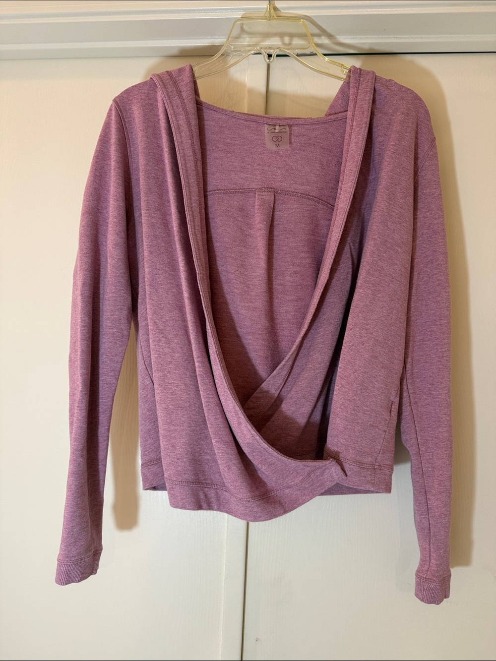 Calia Women's Draped Hoodie - Mauve